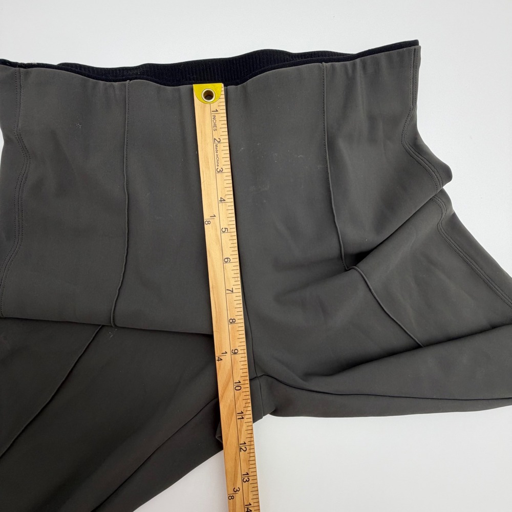 Athleta Stellar Flare Trousers Gray High Rise Pintuck Pants Small RN 54023 - Picture 8 of 9